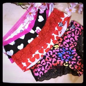 Lot of 4 NWT Pink Victoria's Secret panties